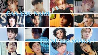 KPOP GAME CAN YOU NAME THESE 100 SONGS 2024   BOYGROUPS VERSION 2 [upl. by West]