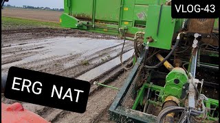 FARMVLOG 43 laatste pootaardappelen rooien [upl. by Eahsel]