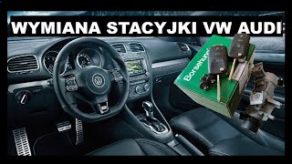 WYMIANA STACYJKI KOSTKI WKŁADKI VW AUDI SEAT SKODA [upl. by Cahan]