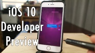 iOS 10 hands on first look at the Developer Preview  Pocketnow [upl. by Notsirk]