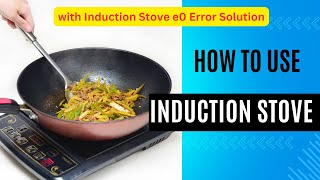 How to use induction for cooking in Hindi  Induction Stove First Time [upl. by Rahel810]