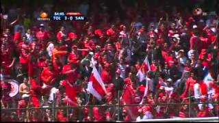 Golazo de Tejada en Toluca vs Santos J14 Apertura 2012 Liga MX [upl. by Eenrahc314]