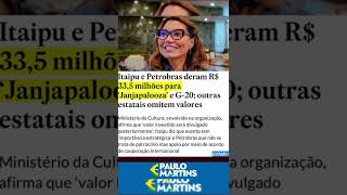 JANJA PALOOZA 💀 30 mi DO SEU BOLSO noticia política noticias direita [upl. by Aztin]