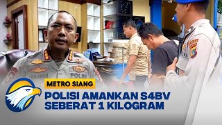 Polisi Amankan S4bv Bernilai 15 Miliar Rupiah  Metro Siang [upl. by Makell]