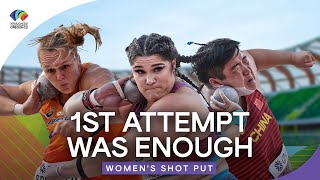 Womens Shot Put Final  World Athletics Championships Oregon 2022 [upl. by Stanleigh]