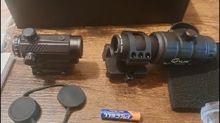 CVLIFE Red Dot and Magnifier Combo 3 MOA Red Dot with 3X Magnifier Review Really nice combo [upl. by Drexler]