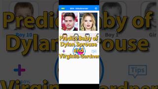 Predict Baby of Dylan Sprouse and Virginia Gardner shorts dylansprouse virginiagardner cutebaby [upl. by Lyris]