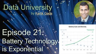 Data University Episode 21  Battery Technology is Still Exponential [upl. by Britte]