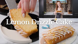 Lemon Drizzle Loaf Cake Recipe  Janeâ€™s Patisserie [upl. by Burns]