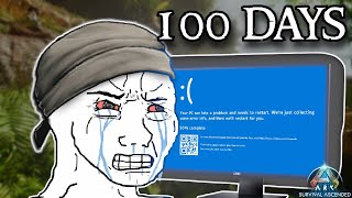 Playing Ark Survival Ascended for 100 Days [upl. by Dranek]