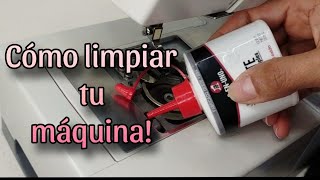 Cómo limpiar y engrasar MÁQUINA de COSER SINGER [upl. by Afira]