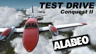 Test Drive  Alabeo C441 Conquest II  Prepar3D V3  4k [upl. by Camellia]