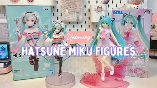 𓍢ִ໋🌷͙֒NEW Hatsune Miku figures unboxing  Kawaii Haul ♡ [upl. by Ziza]