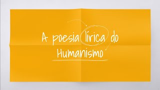 Poesia palaciana a lírica do Humanismo português [upl. by Crabb356]