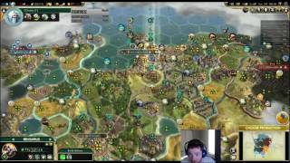 Game 417 5 Deity AI vs Filthy Permanent War Shoshone Part 6 [upl. by Avah549]