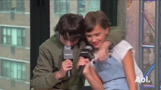 Stranger Things Cast Interview  AOL Build [upl. by Roberts]