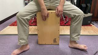 木箱鼓 カホン cajon cover cajon solo   與浪之間 Vast amp Hazy [upl. by Einaoj511]