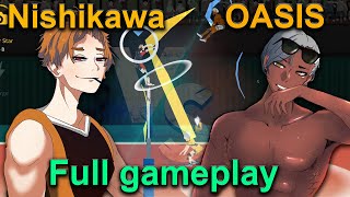 The Spike Volleyball 3x3 Nishikawa vs OASIS Battle of Legends Full gameplay [upl. by Gabriela]