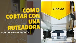 COMO USAR LA RUTEADORA FRESADORA ROUTER [upl. by Nylessej]