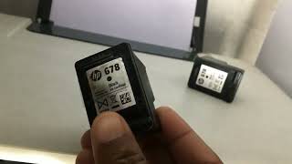 How to change Hp Deskjet 1515 Cartridge 678 How to change ink cartridge in hp printer on 2022 [upl. by Borden]