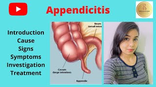 Appendicitis in Hindi cause sign symptoms investigation treatment Learn with Dr Shipra [upl. by Camus592]