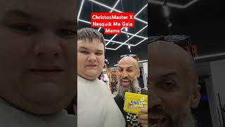 ChristosMaster X Nesquik Me Gala Meme trending viralvideo comedy memes funny collab trending [upl. by Newol720]