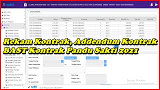 Perekaman Kontrak Addendum Kontrak BAST Kontrak EUT Pandu Sakti 2021 [upl. by Aidiruy240]