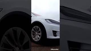 Tesla model P100 D VS BMW Diesel [upl. by Enortna]