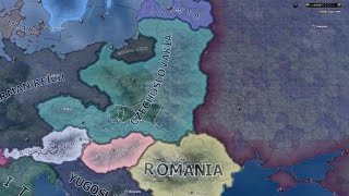 When Czechoslovakia is big  Hoi4 Timelapse [upl. by Bellis563]