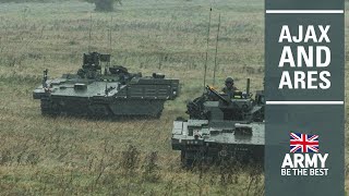 Ajax and Ares  The Future of Armoured Vehicles  British Army [upl. by Enak920]