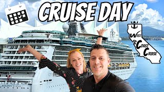 Boarding Radiance of the Seas in Vancouver  Day 1 Cruise Vlog  Royal Caribbean [upl. by Ky]