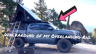 Walkaround 2021  Overlanding Camping Rig  Toyota Tacoma  RSI Smart Cap [upl. by Madid809]