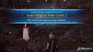 Rebirth Fleetwing Location Junon Area Intel Level 2 Completion Final Fantasy VII [upl. by Ynnahc]