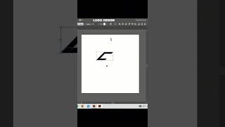 LOGO DESIGN PROCESS howtocreatelogoinillustrator graphicdesign tutorials [upl. by Ahsiekrats]