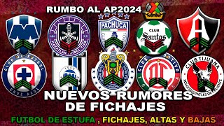 ✅ NUEVOS FICHAJES Y RUMORES LIGA MX AP2024  GALLARDO AL TOLUCA OLIVER A RAYADOS CORTIZO A CHIVAS [upl. by Daloris]