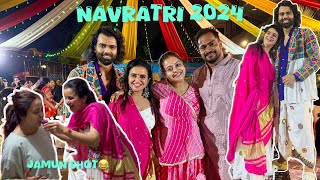 Devoleena tried Jamun shots for first time 😍Navratri 2024  Bhavini love festival minivlog food [upl. by Sehcaep738]