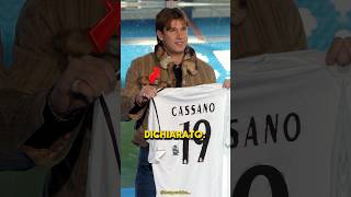 La pelliccia di cassano ai tempi del Real Madrid 🔥calcio shortsvideo curiosità cassano [upl. by Sherar]