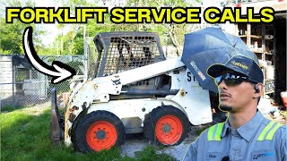 WERE BACK Bobcat No Start Forklift PMs Transmission issues amp MORE [upl. by Rafferty]