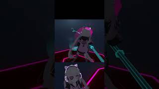 Synth Riders VR game quotLevan Polkka Nightcore VSNS remixquot Hatsune Miku shorts [upl. by Sucerdor]