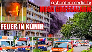 🛑 MEGAGROSSALARM bei FEUER in KRANKENHAUS 🛑  🔥 300 Feuerwehrleute im Einsatz 🚒 [upl. by Benedic]