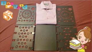 BoxLegend V3 Shirt Folding Board  Make Folding Laundry Fun [upl. by Arlon905]