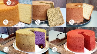 Chiffon Cake Compilation  My 5 Favourite Chiffon Cake Recipes [upl. by Finnie]