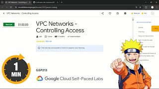 VPC Networks  Controlling Access  qwiklabs  GSP213 [upl. by Chiquia]