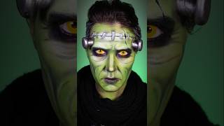 Day 29  Monster Frankenstein🧟‍♀️ 31daysofhalloween frankenstein tutorial halloween bodyart [upl. by Aleekahs]