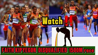 BREAKING NEWS FAITH KIPYEGON DISQUALIFIED in 5000m Olympics Race 2024 Today live  why yesterday [upl. by Erland]