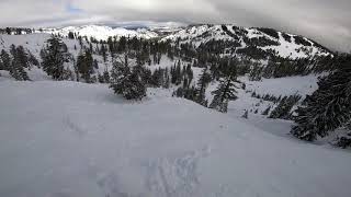 Alpine Meadows Palisades to Bottom 1 21 2019 [upl. by Saucy]