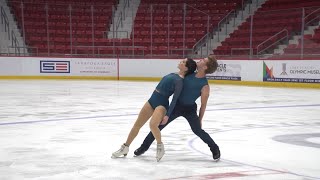 Lorraine McNAMARA  Anton SPIRIDONOV USA FD 2023 Lake Placid Ice Dance International [upl. by Attennaej]