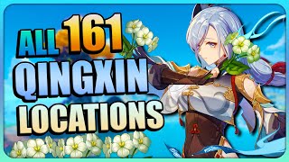 All 161 Qingxin Locations  Fast amp Efficient Farming Route  Genshin Impact Shenhe Ascension Mats [upl. by Blanka]