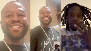 Floyd Mayweather FACETIMES Keyshawn Davis to “CHOP IT UPquot after he CALLED OUT Gervonta Davis [upl. by Innavoij741]