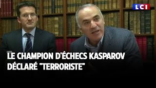 Le champion déchecs Kasparov déclaré terroriste [upl. by Ennaitsirhc]